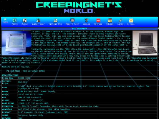 computer/mydocs/hardware/versa/versapad screenshot