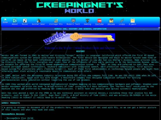 computer/mydocs/hardware/words/wordshistory screenshot