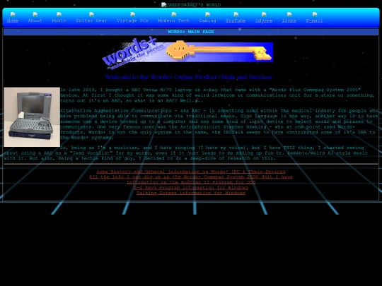 computer/mydocs/hardware/wordsplusmain screenshot