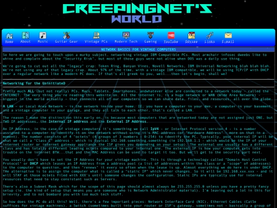 computer/mydocs/network/netbasics screenshot