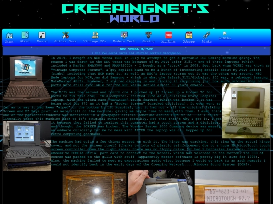 computer/mypcs/m75 screenshot