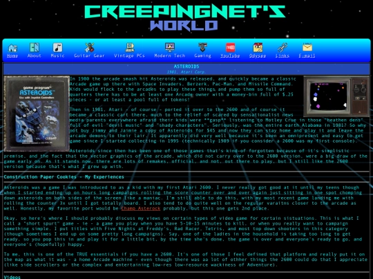 gaming/2600/asteroids screenshot