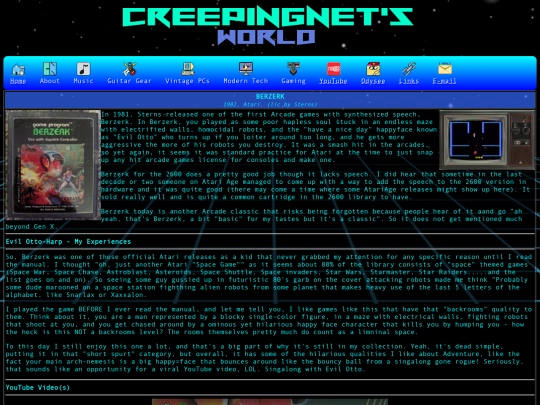 gaming/2600/berzerk screenshot