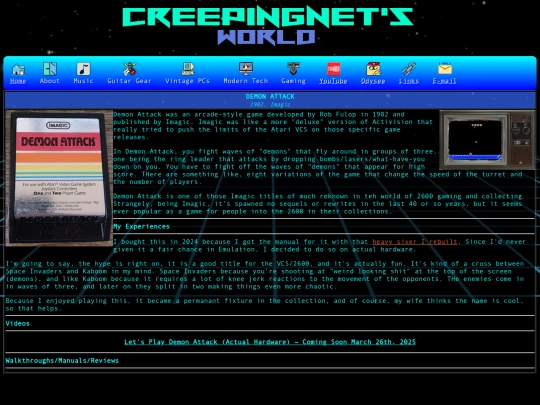 gaming/2600/demonattack screenshot