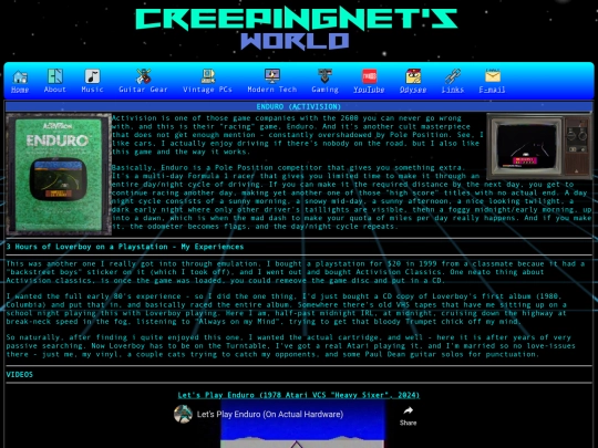 gaming/2600/enduro screenshot