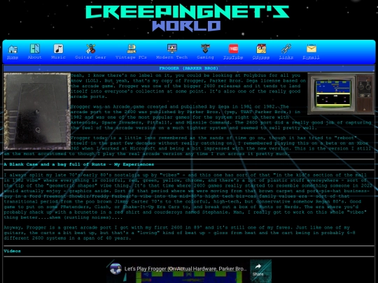 gaming/2600/frogger screenshot