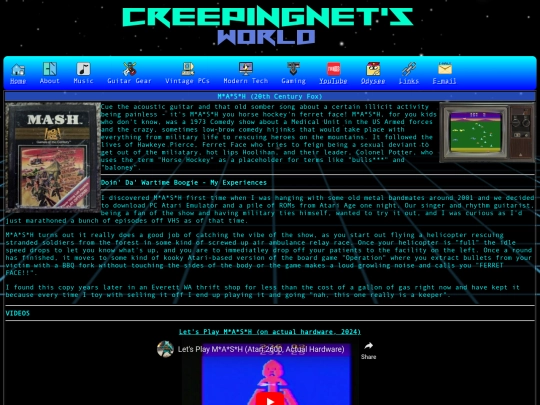 gaming/2600/mash screenshot