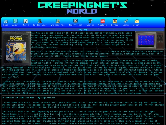 gaming/2600/pacman screenshot