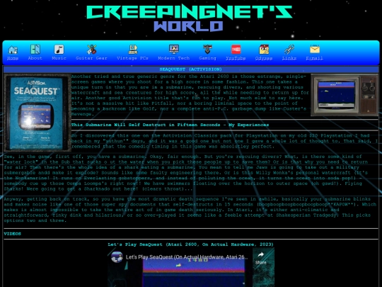 gaming/2600/seaquest screenshot