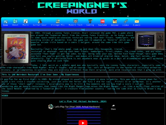 gaming/2600/taz screenshot