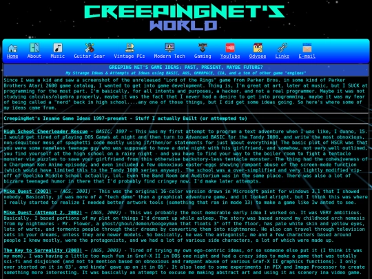 gaming/misc/gameideas screenshot