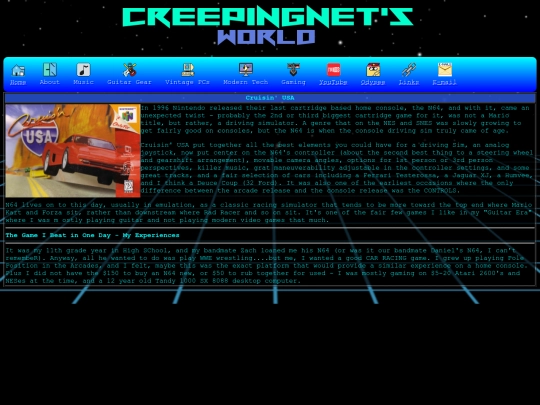 gaming/misc/n64/cruisinusan64 screenshot