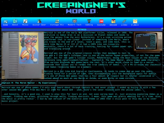 gaming/nes/metroid screenshot