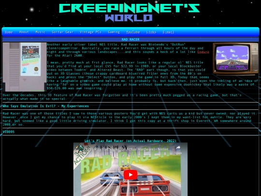 gaming/nes/radracer screenshot