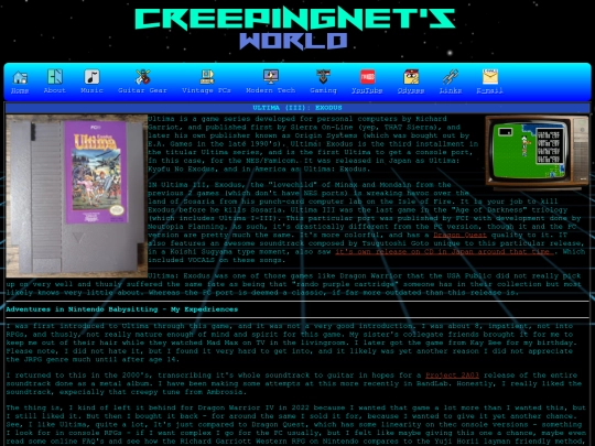 gaming/nes/ultima screenshot