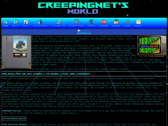 gaming/nes/walkthrough/bigfoot screenshot