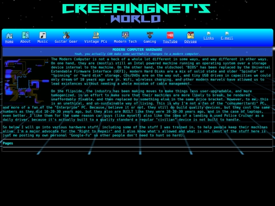 modern/mydocs/hardware screenshot