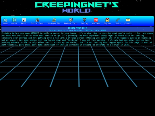 modern/mydocs/server/security screenshot