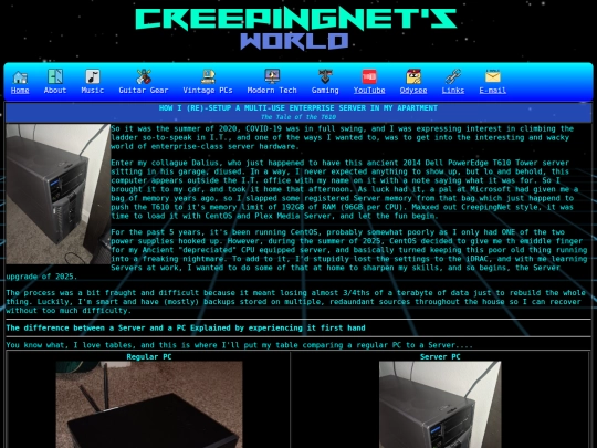modern/mydocs/server/setup screenshot
