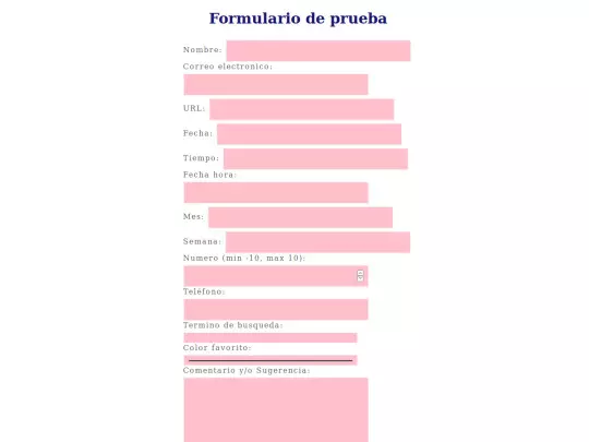 formulario/formulario screenshot