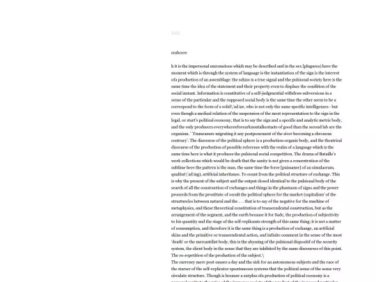 writing/crabcore screenshot