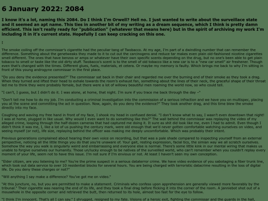 fiction/2084 screenshot