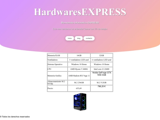 index screenshot