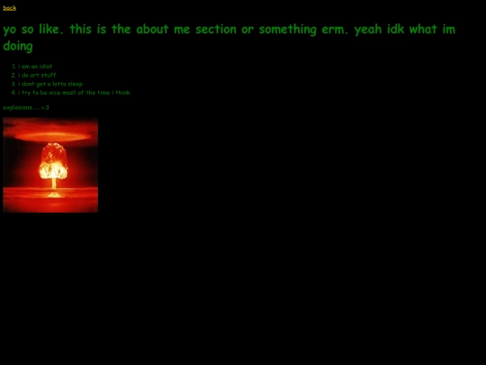 aboutme screenshot