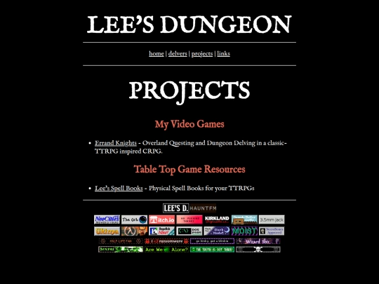pages/projects screenshot