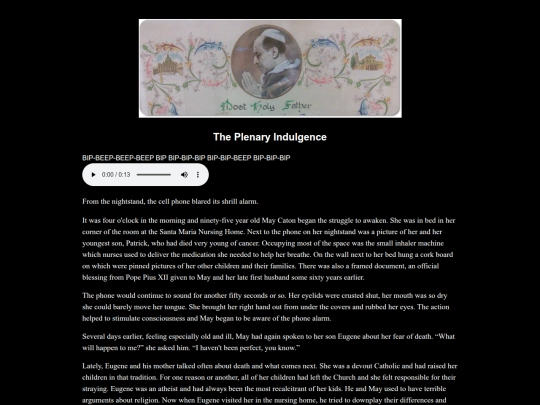 Stories/plenary/ThePlenaryIndulgence screenshot