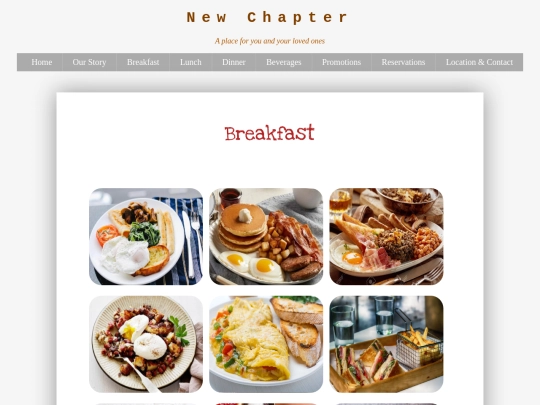 breakfast screenshot