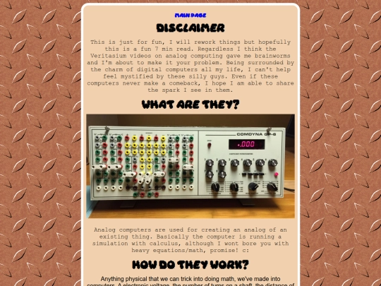 AnalogComputerShrine screenshot