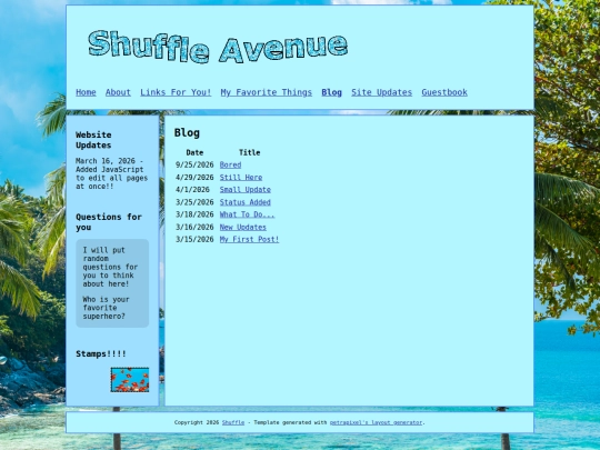 blog screenshot