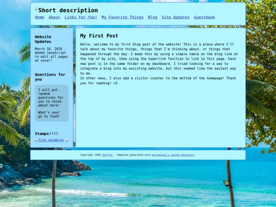 posts/3-15-2026-my-first-post screenshot
