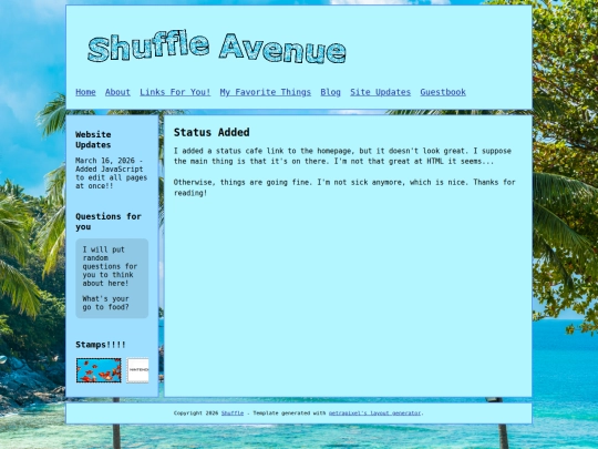 posts/3-24-2026-Status-Added screenshot