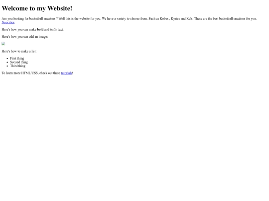 index screenshot