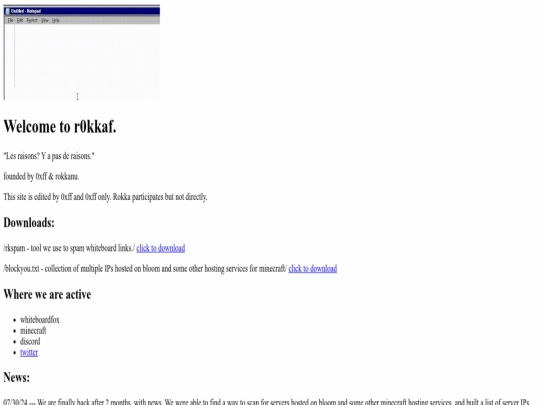 index screenshot
