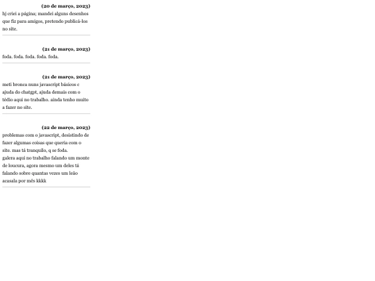 blogue screenshot