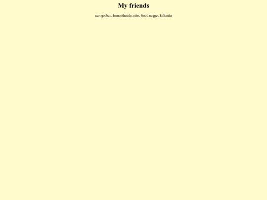 friends screenshot