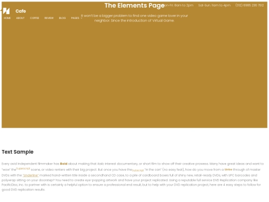 elements screenshot