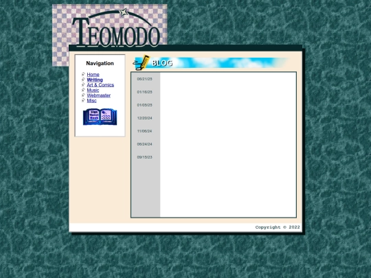 blog screenshot
