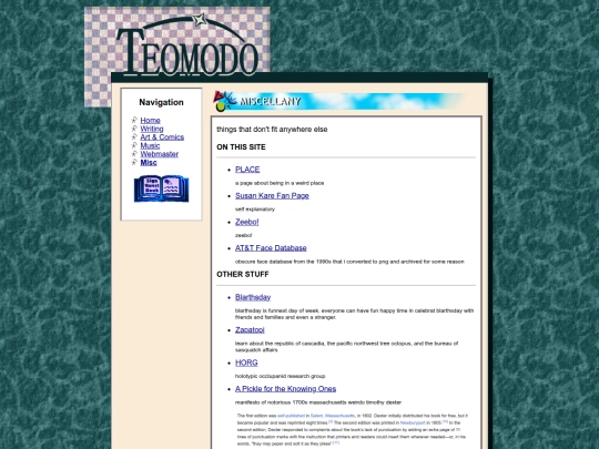 miscellany screenshot