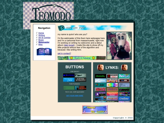webmaster screenshot