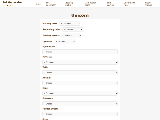 pet_generator_uni screenshot