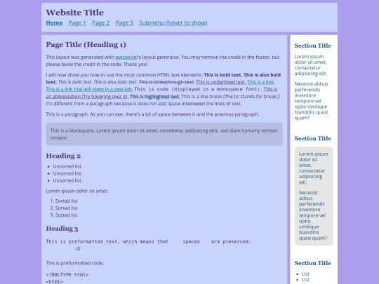 index screenshot