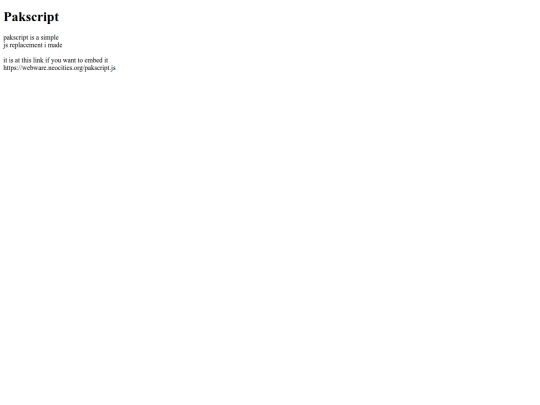 pakscript screenshot
