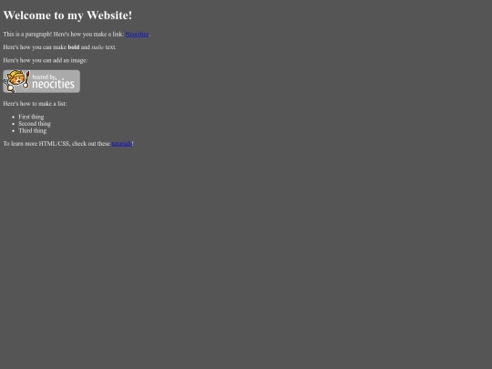 Default screenshot