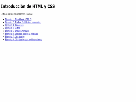 index screenshot