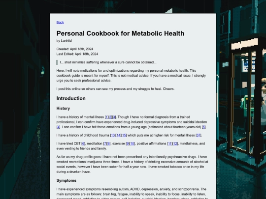 personal-health screenshot