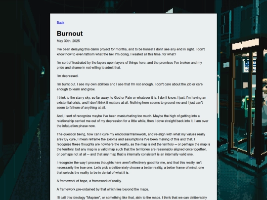 posts/burnout screenshot